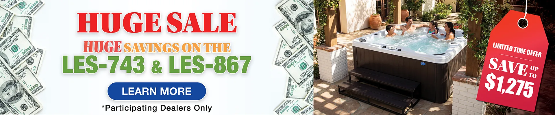 Calspas hot tub being used in a family setting - Palm Bay